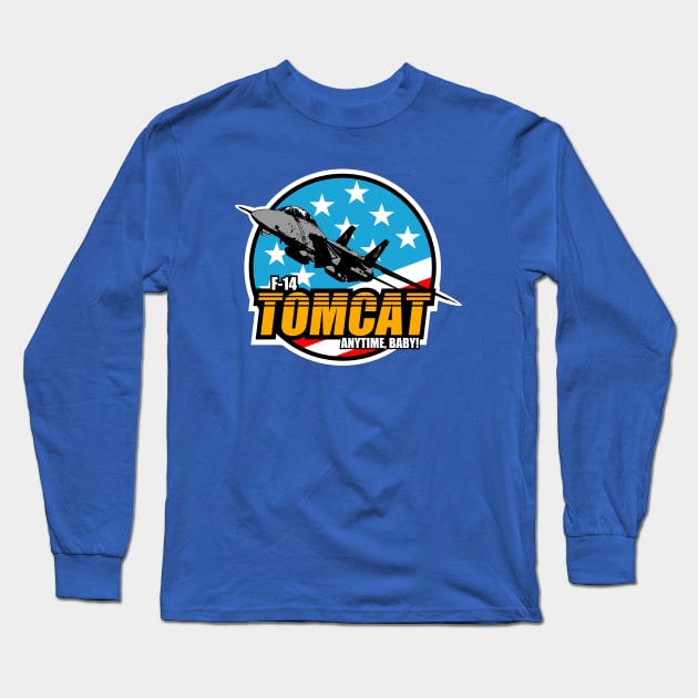 F-14 Tomcat Patch Long Sleeve T-Shirt by TCP